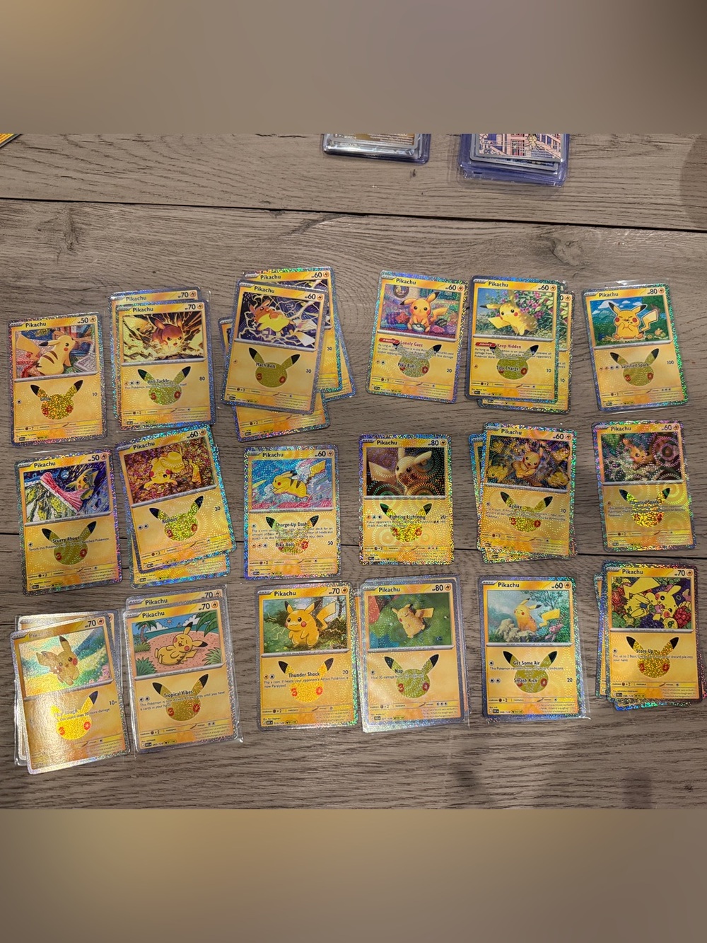 Pokémon 30th Celebration Pikachu Cards – $1 Each